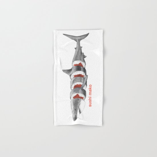 Sushi Mako Hand & Bath Towel