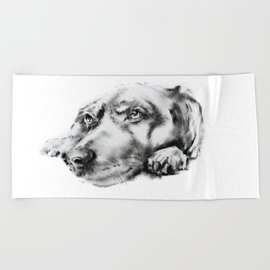 My dog Beach Towel
