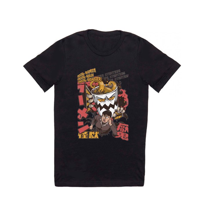 Japanese Ramen Attack T Shirt