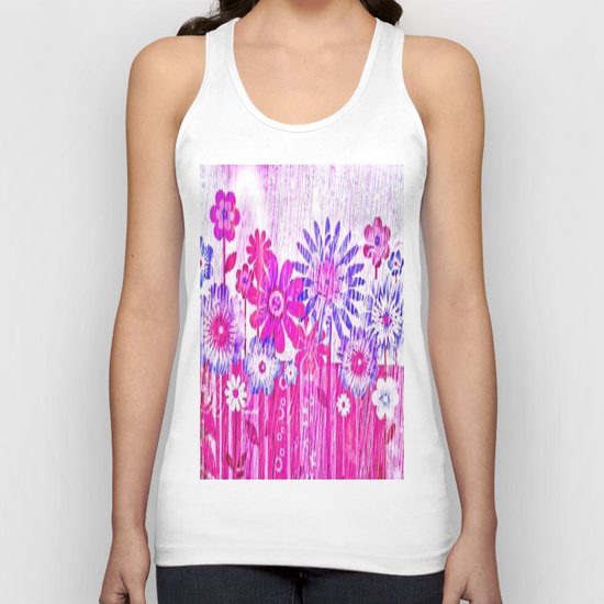 Blossoming Spring Flowers Unisex Tank Top