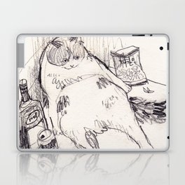 Drunk Cat Laptop & iPad Skin