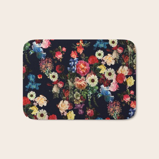 Botanic Pattern Bath Mat