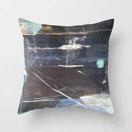 Midnight Broadway East No.28 Throw Pillow