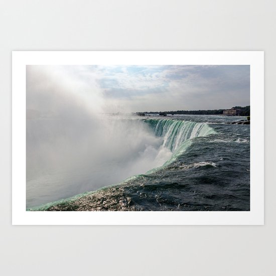 Water waterfall 5 Art Print