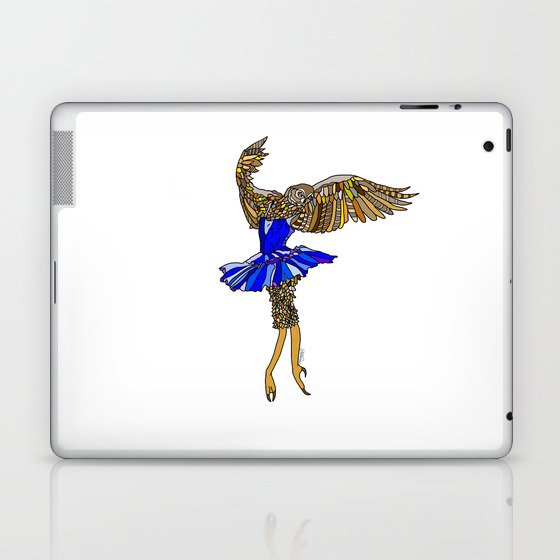 Owl Ballerina Tutu Laptop & iPad Skin