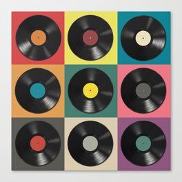 Vinyl Record Canvas Print