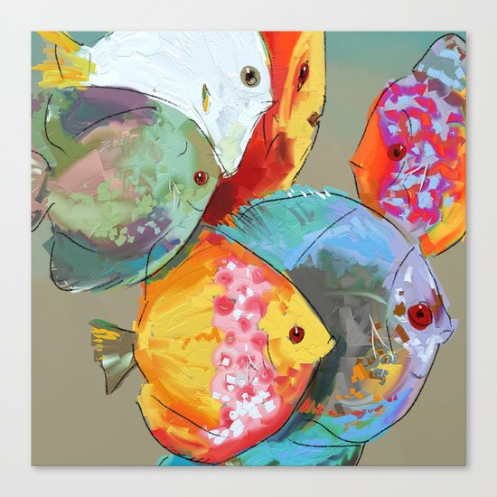 Fish out of Water Canvas Print