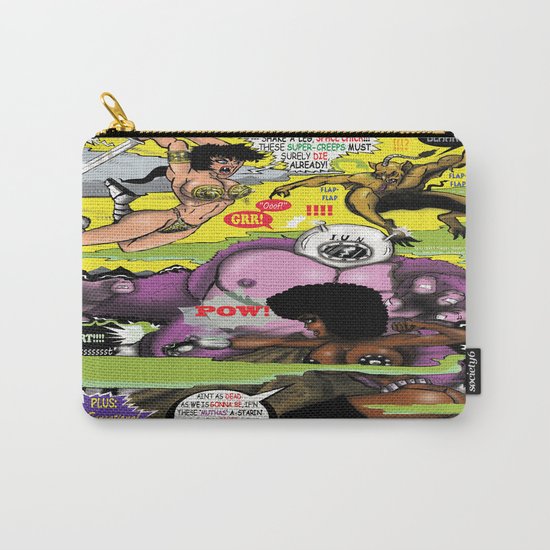 Space Chick & Nympho: Vampire Warrior Party Girl Comix #2 - Comic Book Cover Carry-All Pouch