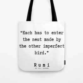 135    | Rumi Quotes | 190221 Tote Bag
