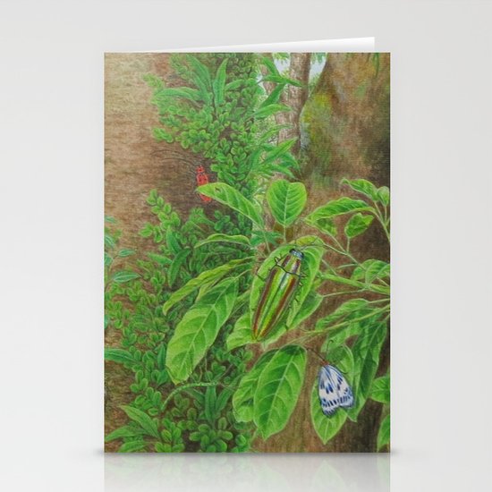 A Day of Forest (3). (Observe the tree) Stationery Cards