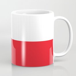 Half-and-Half in Red and White Coffee Mug