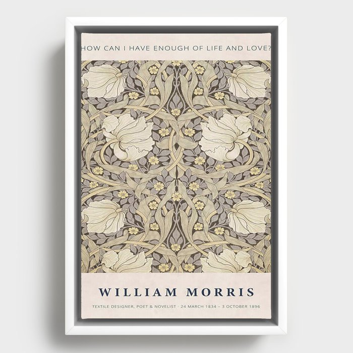 william morris Framed Canvas