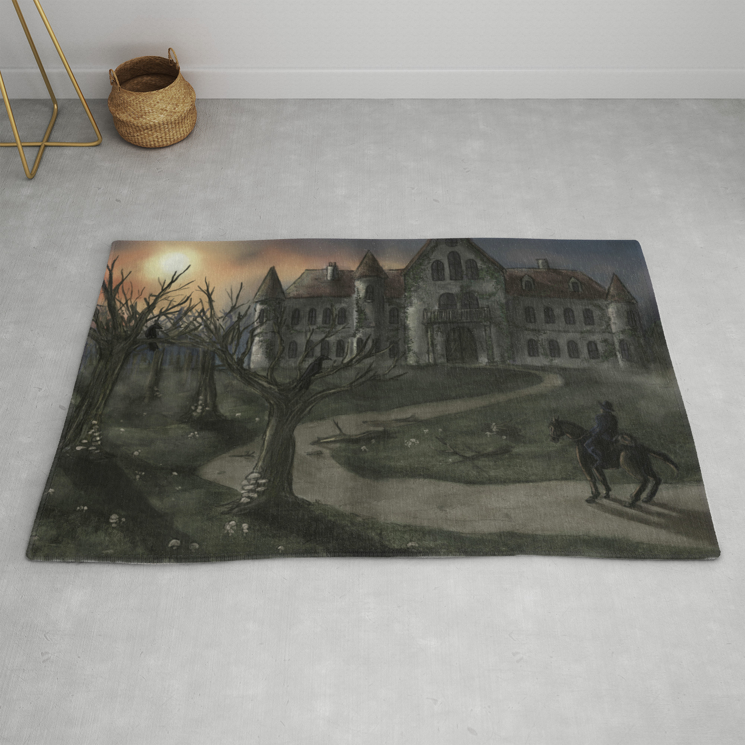 The Fall Of The House Of Usher Rug By Brandywoods Society6