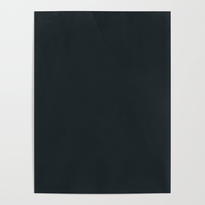 Shadowy Black Poster