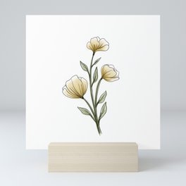 Floral 002 Mini Art Print