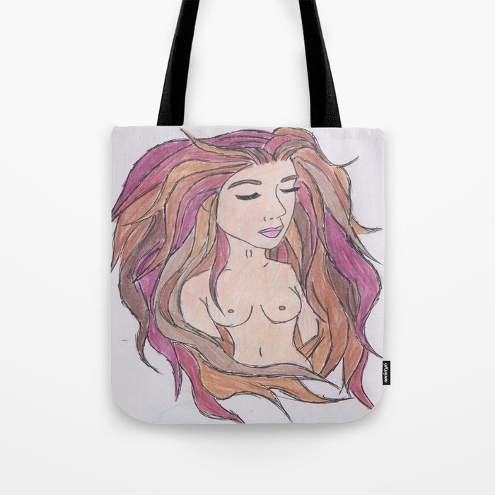 Beauty and the Hair Tote Bag