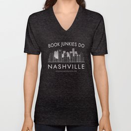Book Junkies do Nashville V Neck T Shirt