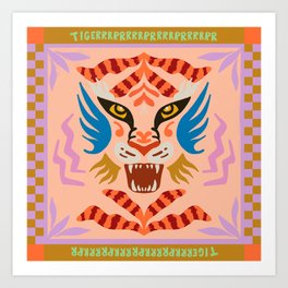 Tigerrrrrr Art Print