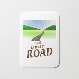 Find Your Road Not Taken or Less Traveled Prints Map Goes On Forever Bath Mat | Graphicdesign, Roadart, Roadlesstravel, Roadbikecyclingshoesmen, Roadhouse, Roadking, Roadapple, Roadlesstraveled, Roadletters, Roadfuel 
