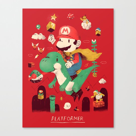 platformer Canvas Print