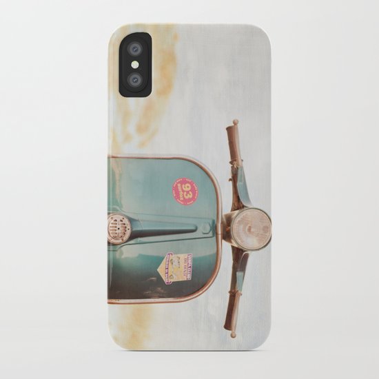 The Blue Vespa iPhone Case