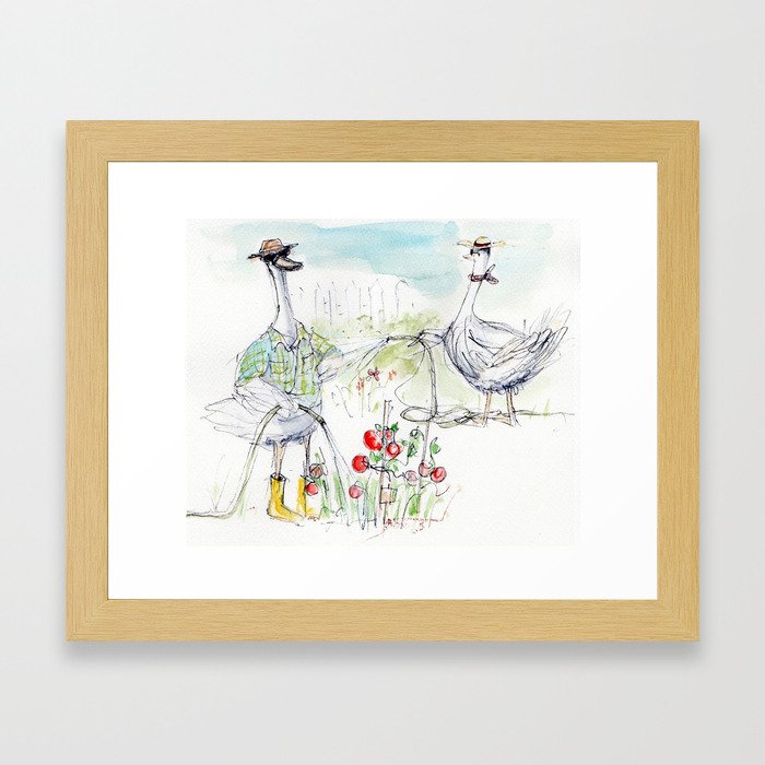 Love Grows With You Framed Art Print