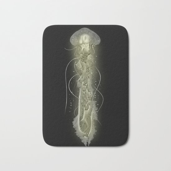 Glowing Jellyfish Bath Mat