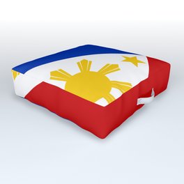 Flag of the  Philippines Outdoor Floor Cushion