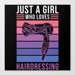 Hairdresser Gift Canvas Print