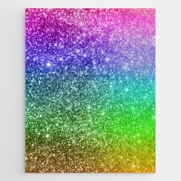 Rainbow Glitter Jigsaw Puzzle