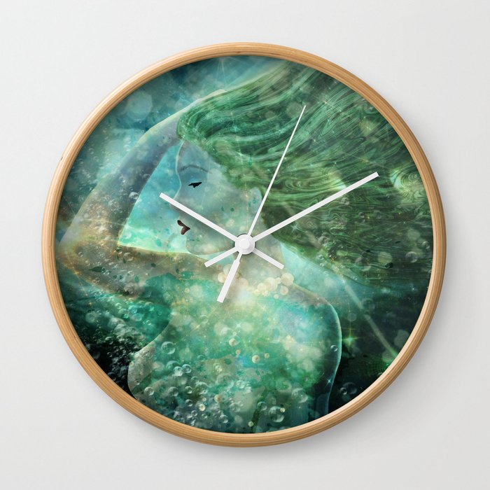 Coming Up For Air Wall Clock