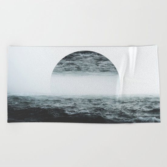 Staring at your ghost Beach Towel