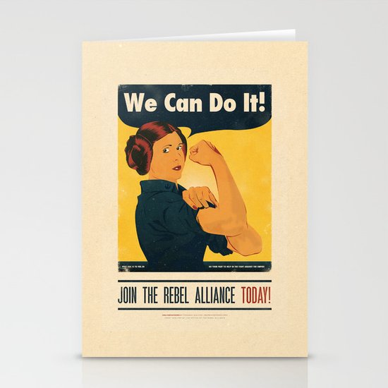 Leia the Riveter 2: The Alliance Strikes Back Stationery Cards