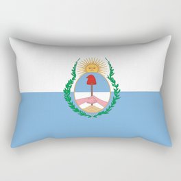 flag of mendoza Rectangular Pillow