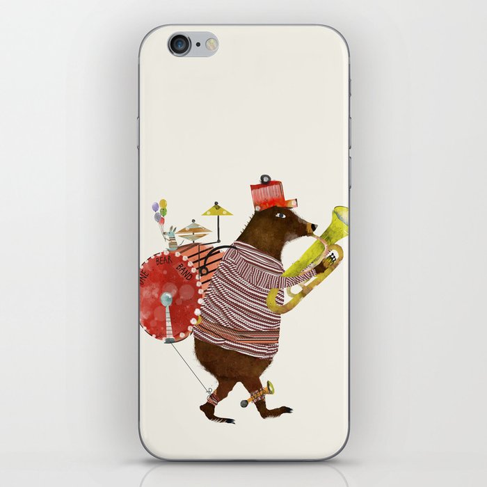 one bear band iPhone Skin