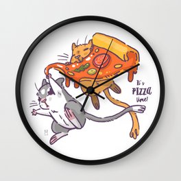 Cup of Gerb collection -'Did you say PIZZA?' Wall Clock