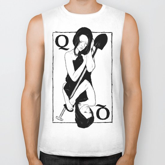 Queen of Spades Biker Tank