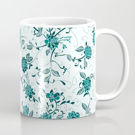 Cactus roses floral motif - vintage feel Coffee Mug
