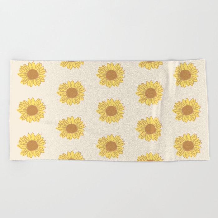 Sunflower Beach Towel