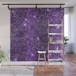 Purple Sparkles Wall Mural