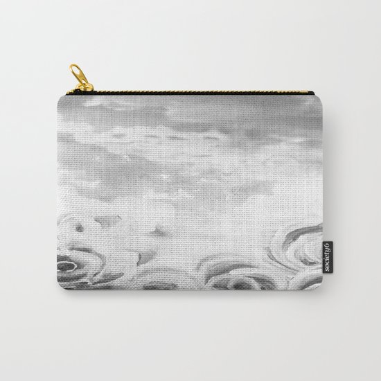 Fading Roses Silver Lining Carry-All Pouch