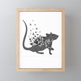 Poly Rat Framed Mini Art Print