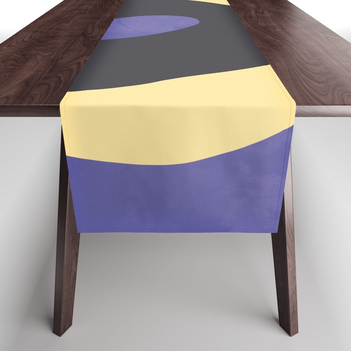 Love Abstract Very Peri Table Runner