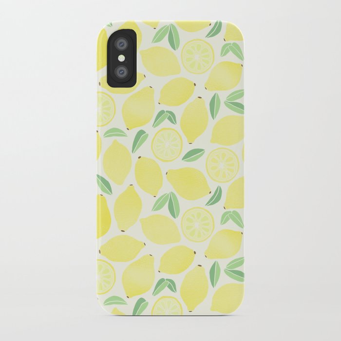 Summer Lemons iPhone Case
