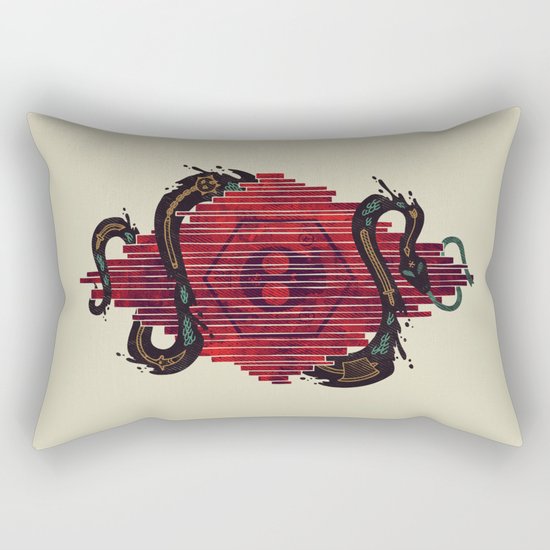 Death Crystal Rectangular Pillow