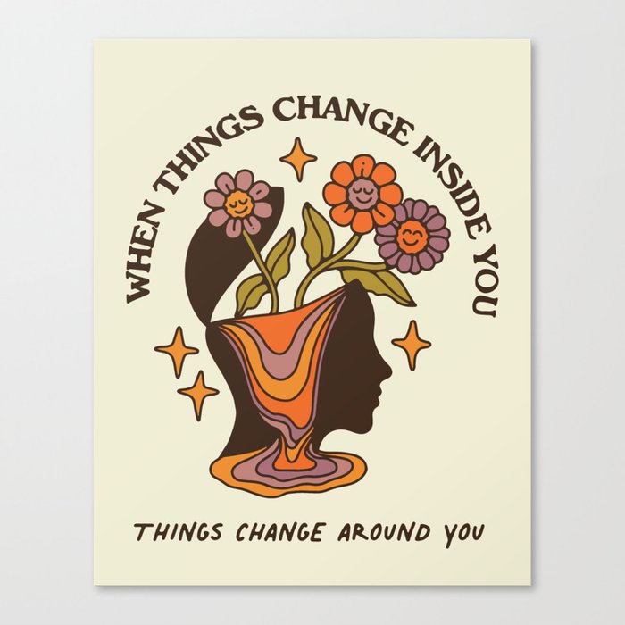 Things Change Canvas Print