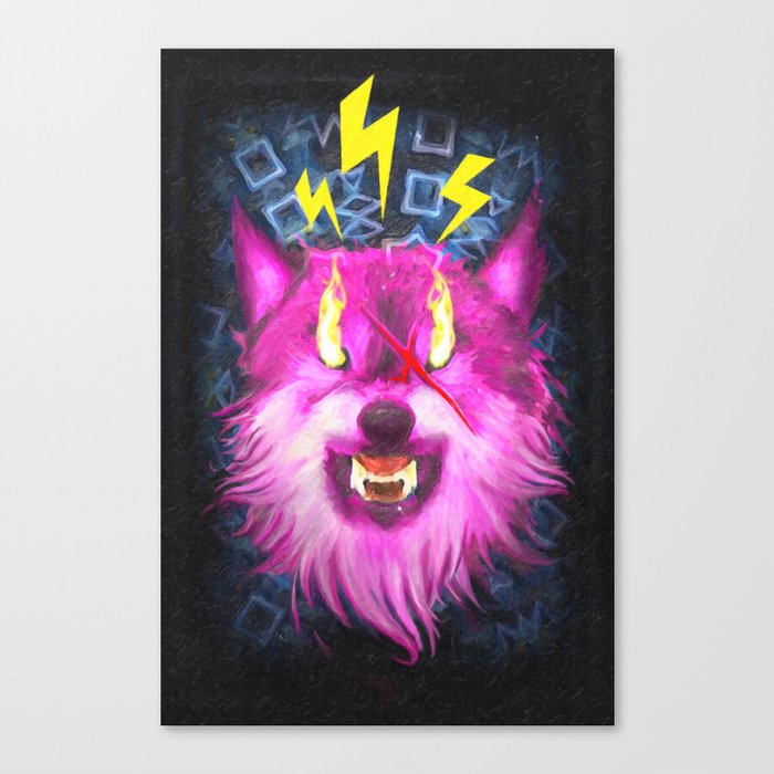 Eye Of The Wolf Canvas Print