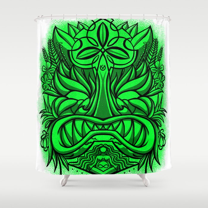 ASTROSIMBIOTICS - EARTH Shower Curtain