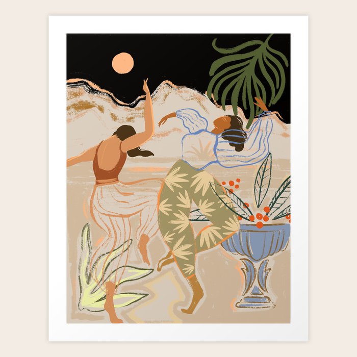 Dance under the Moonlight Art Print