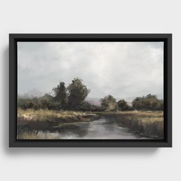 Spring River Framed Canvas
